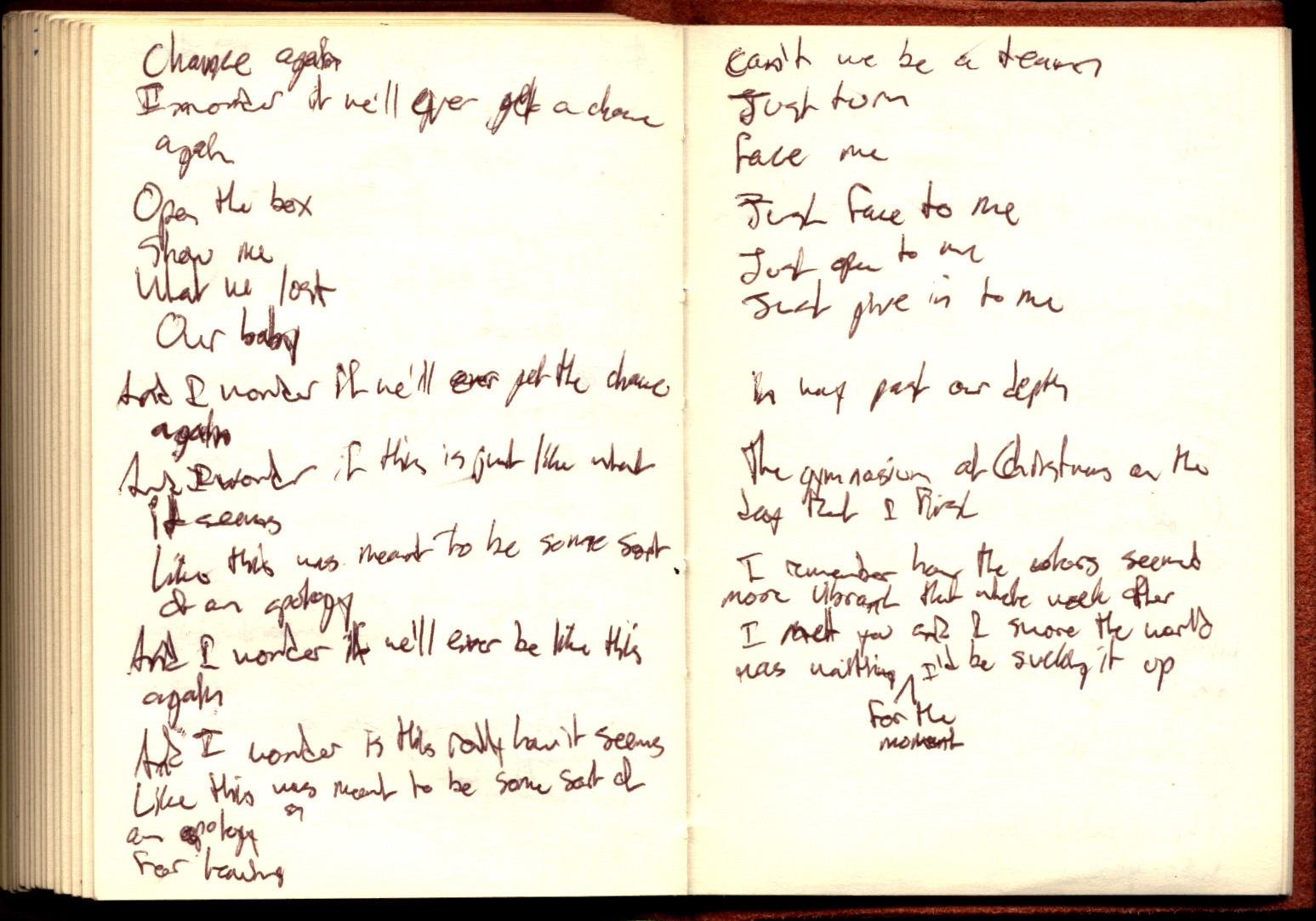 Nightlight Lyrics Sheet 11